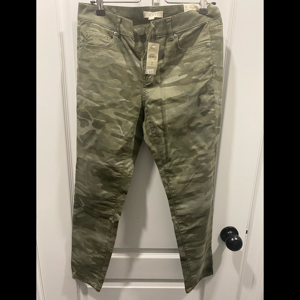 NWT LOFT Camo Pants